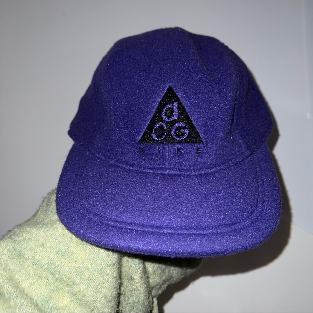 Nike ACG Purple Wool Camp Cap with Black Logo
